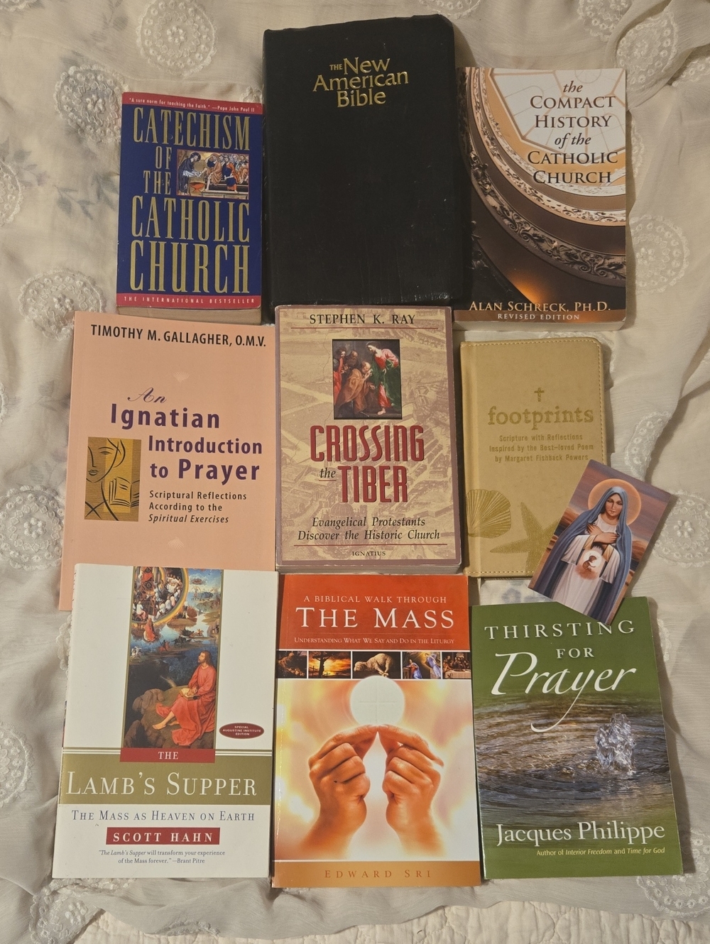 Catholic Super Bundle Book New American Bible Study Prayer Religous Gift